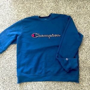 Navy blue, XL Champion Crewneck